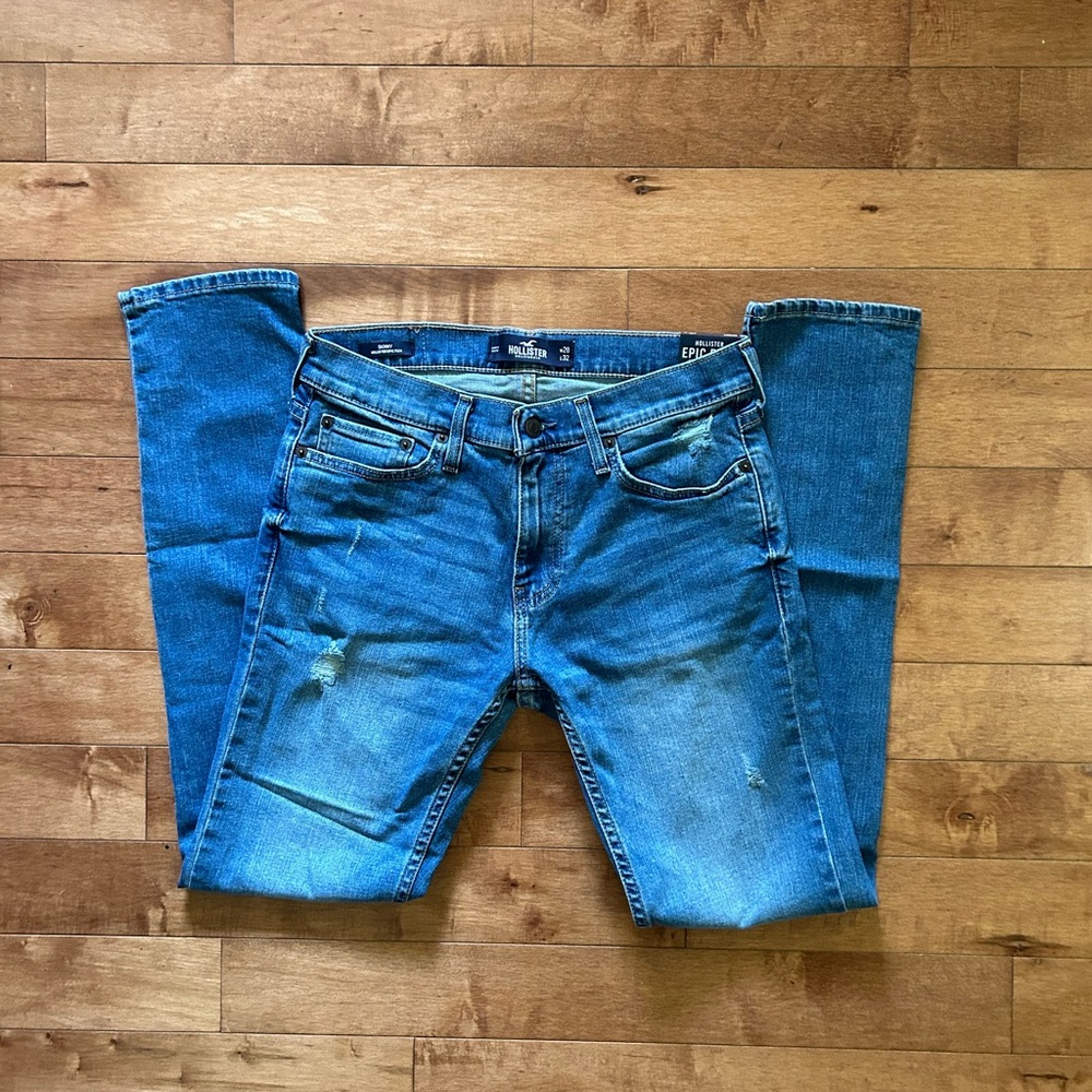 💙 Men’s Hollister Skinny Epic Flex Jeans NWT
